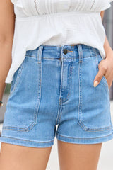 Jordyn Medium Wash Denim Shorts