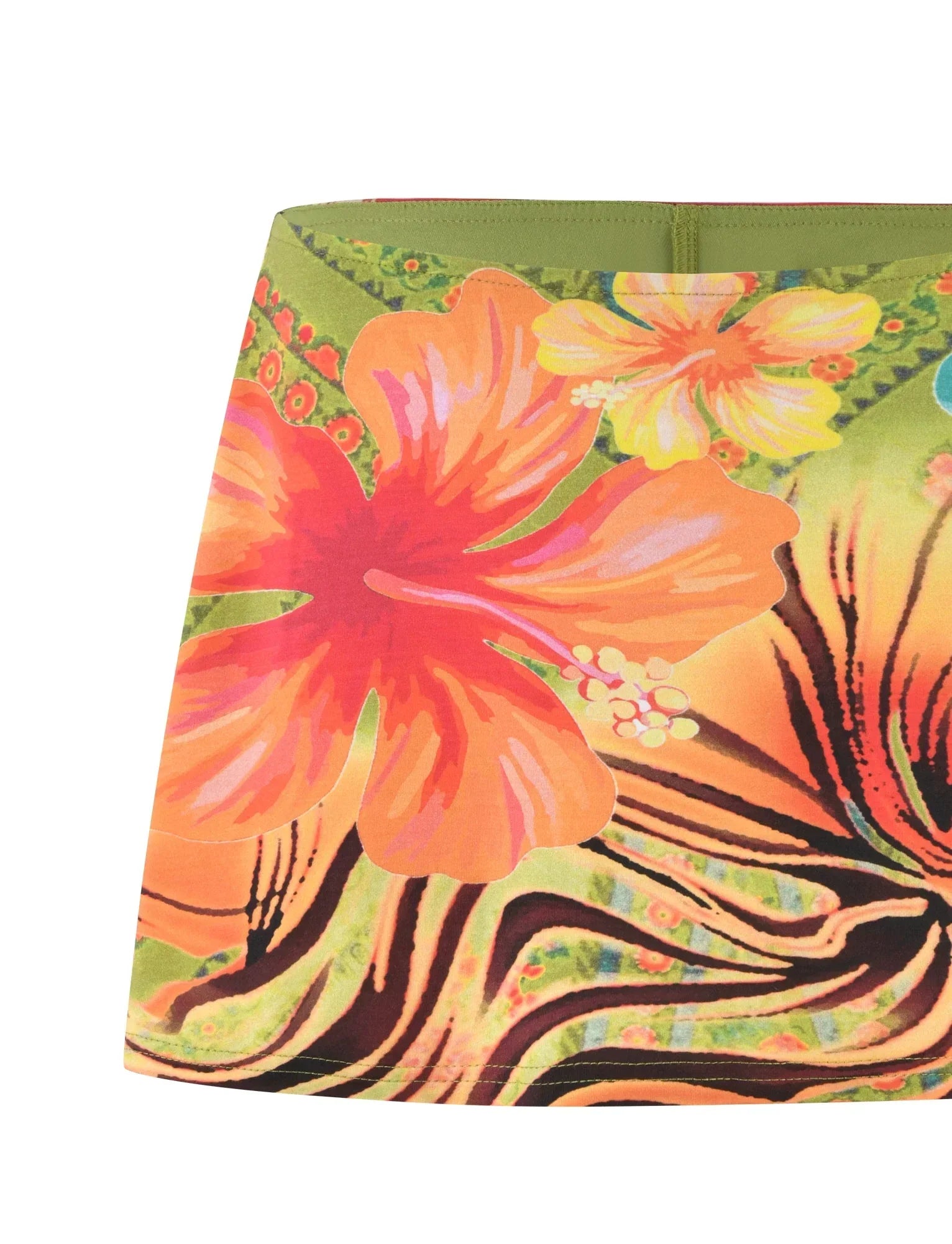 QUINLEY SKORT MULTI FLORAL TROPICAL FLORAL