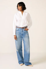 Ruffle Neck Shirt