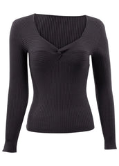 Long Sleeve Sweater Jet Black