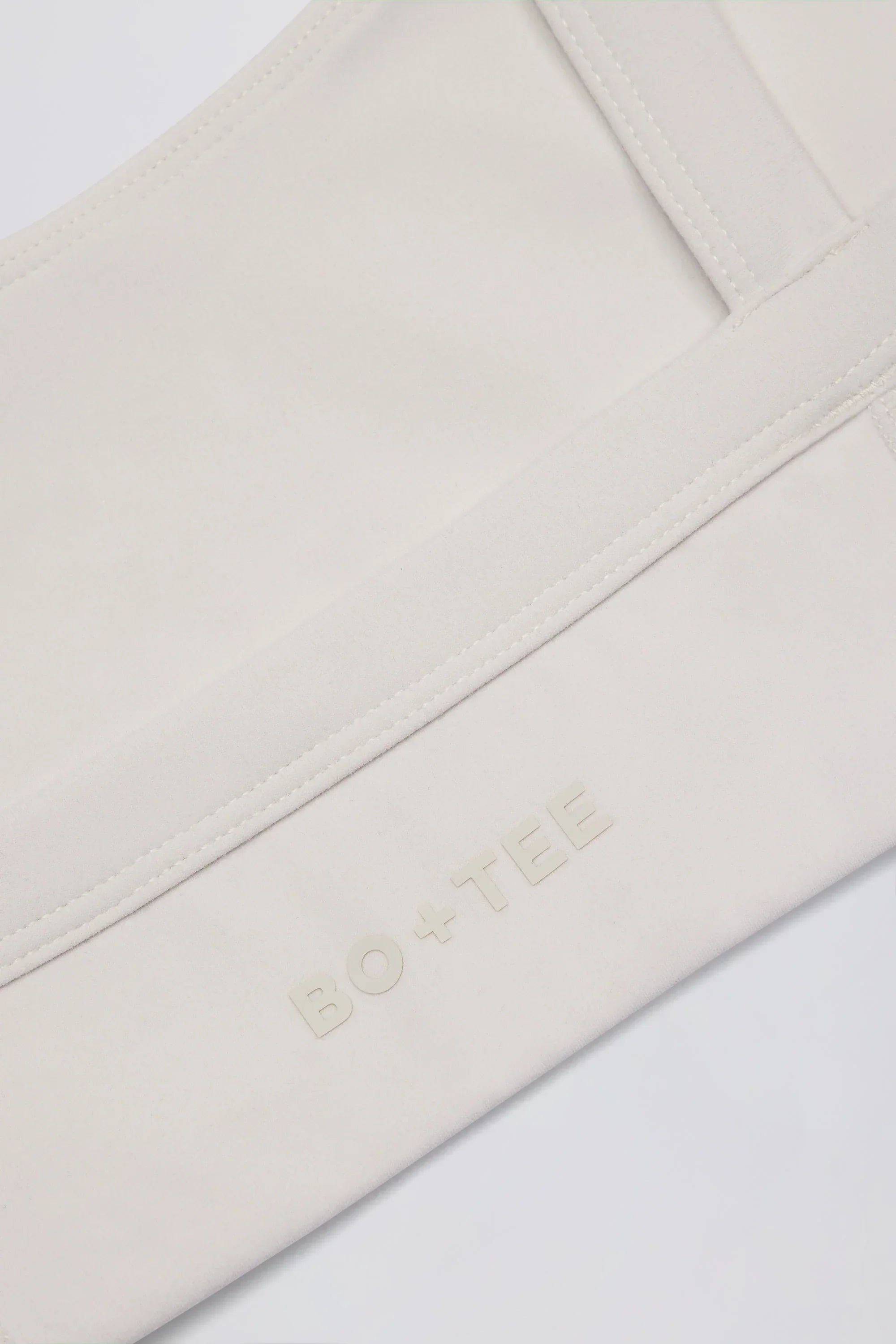 Soft Active Seam Detail Sports Bra in Oat