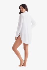 Laguna Fray Shirt White Bliss Gauze