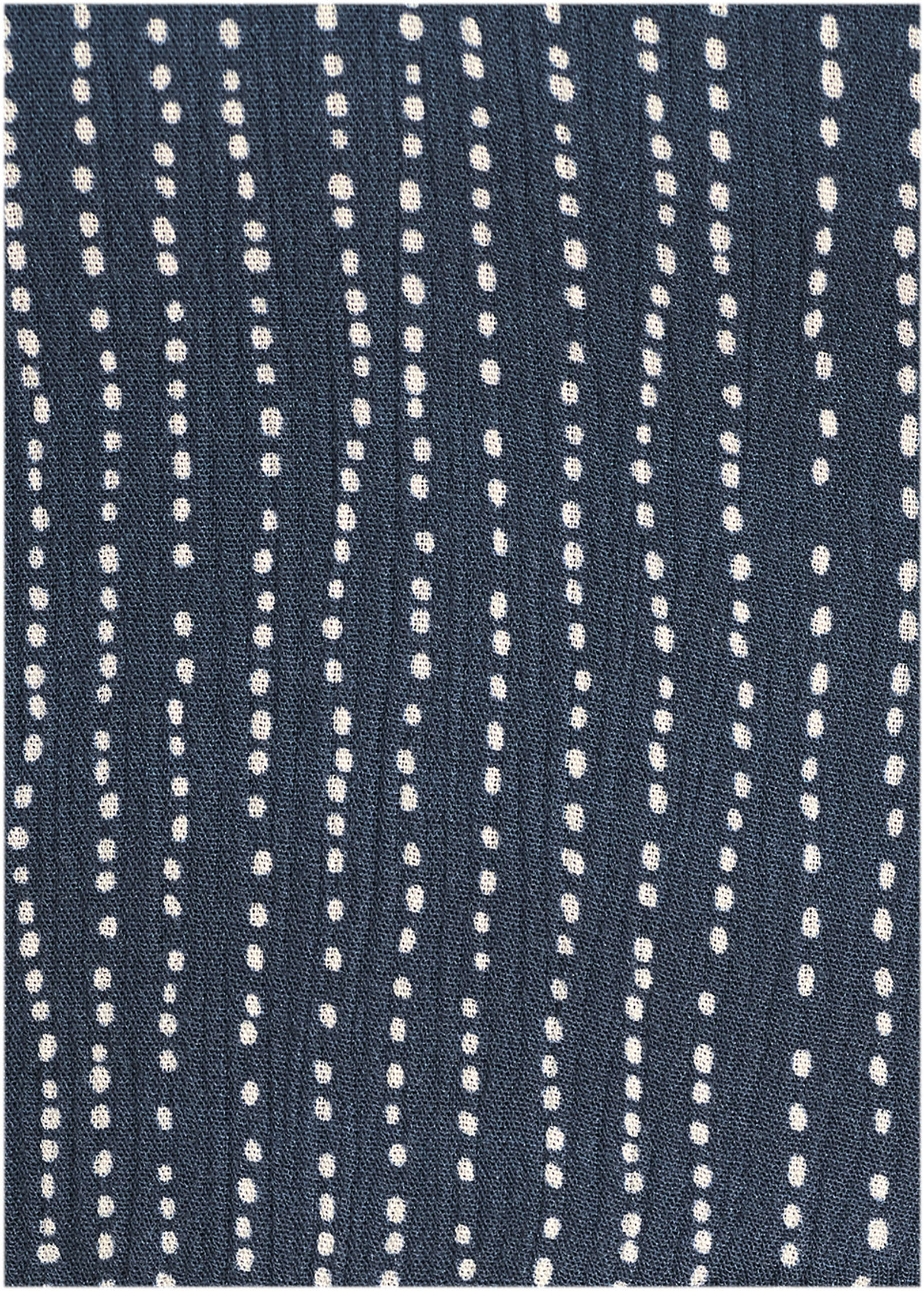Halter High Low Dress Navy Dot Stripe