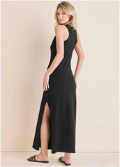 Tank Maxi Dress Jet Black