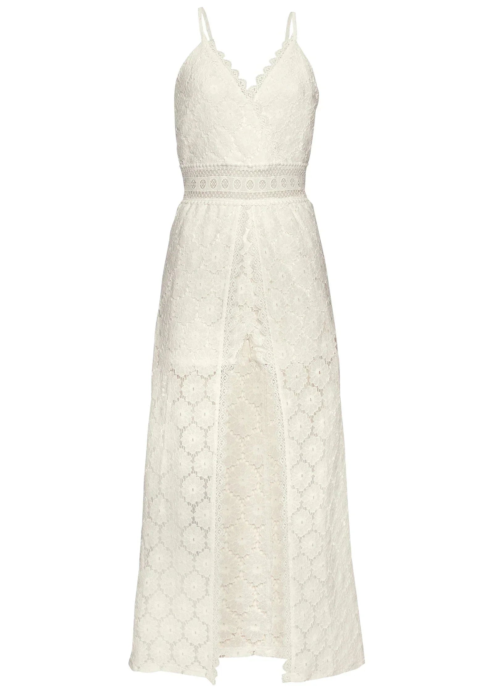 Crochet Romper White