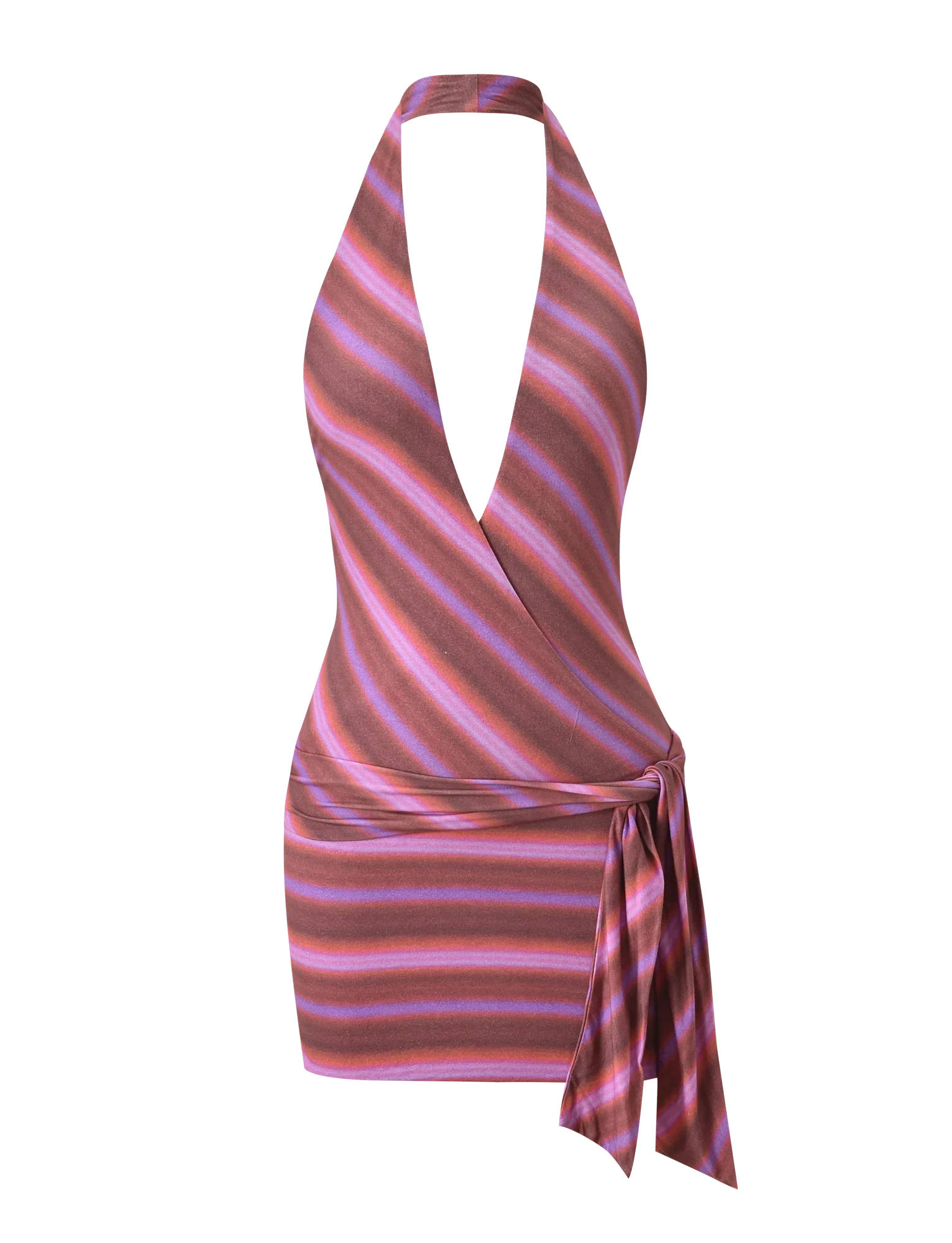 SORRENTO MINI DRESS DUSK OMBRE STRIPE