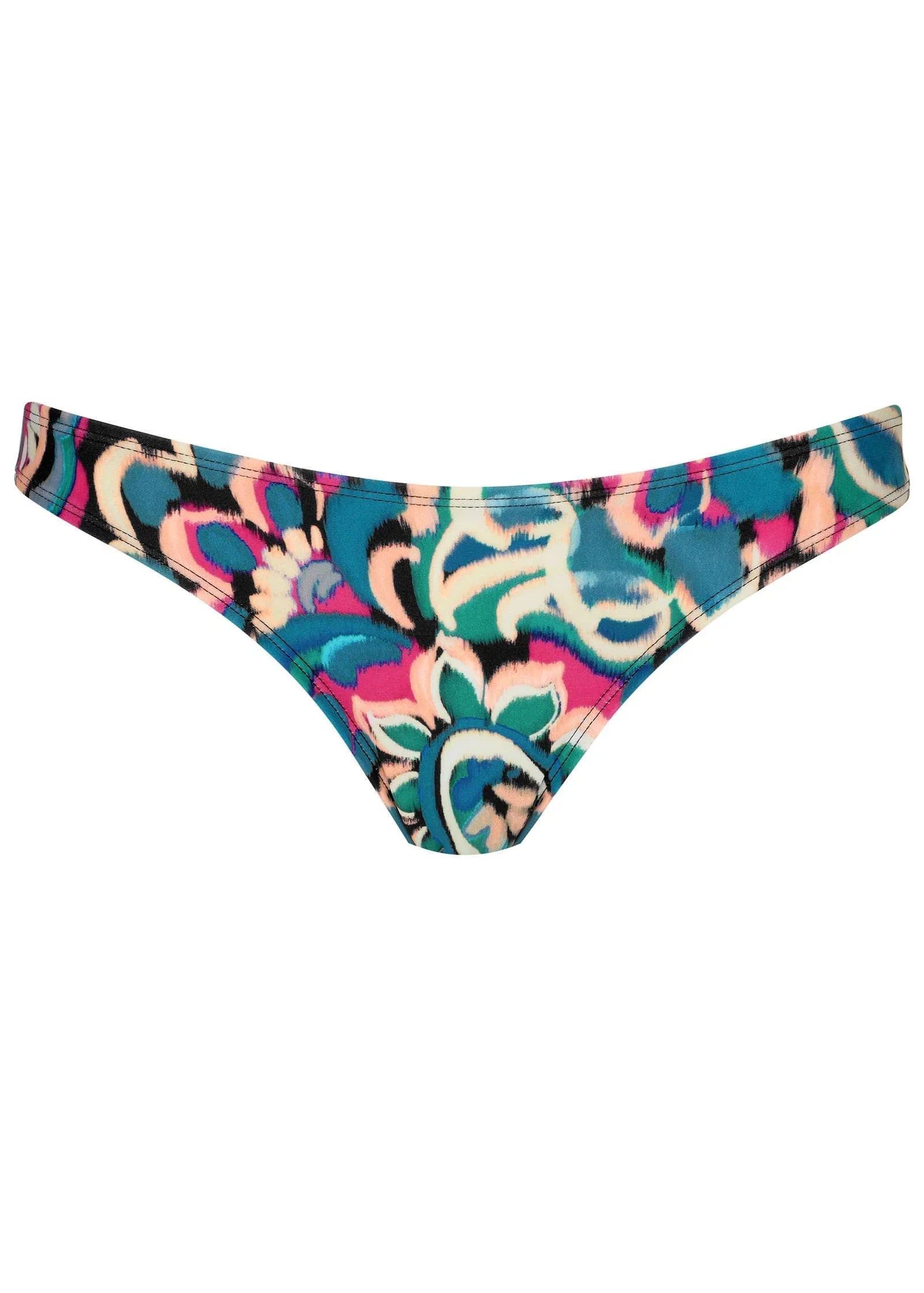 Bali Moderate Bikini Bottom Fuzzy Paisley