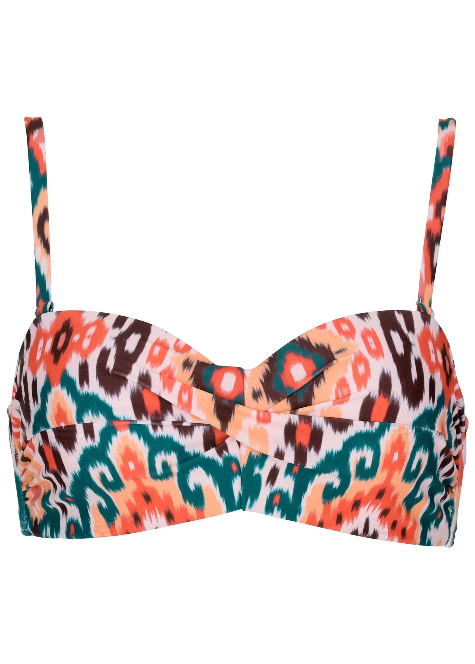 Amalfi Bandeau Bikini Top Ikat Chandelier