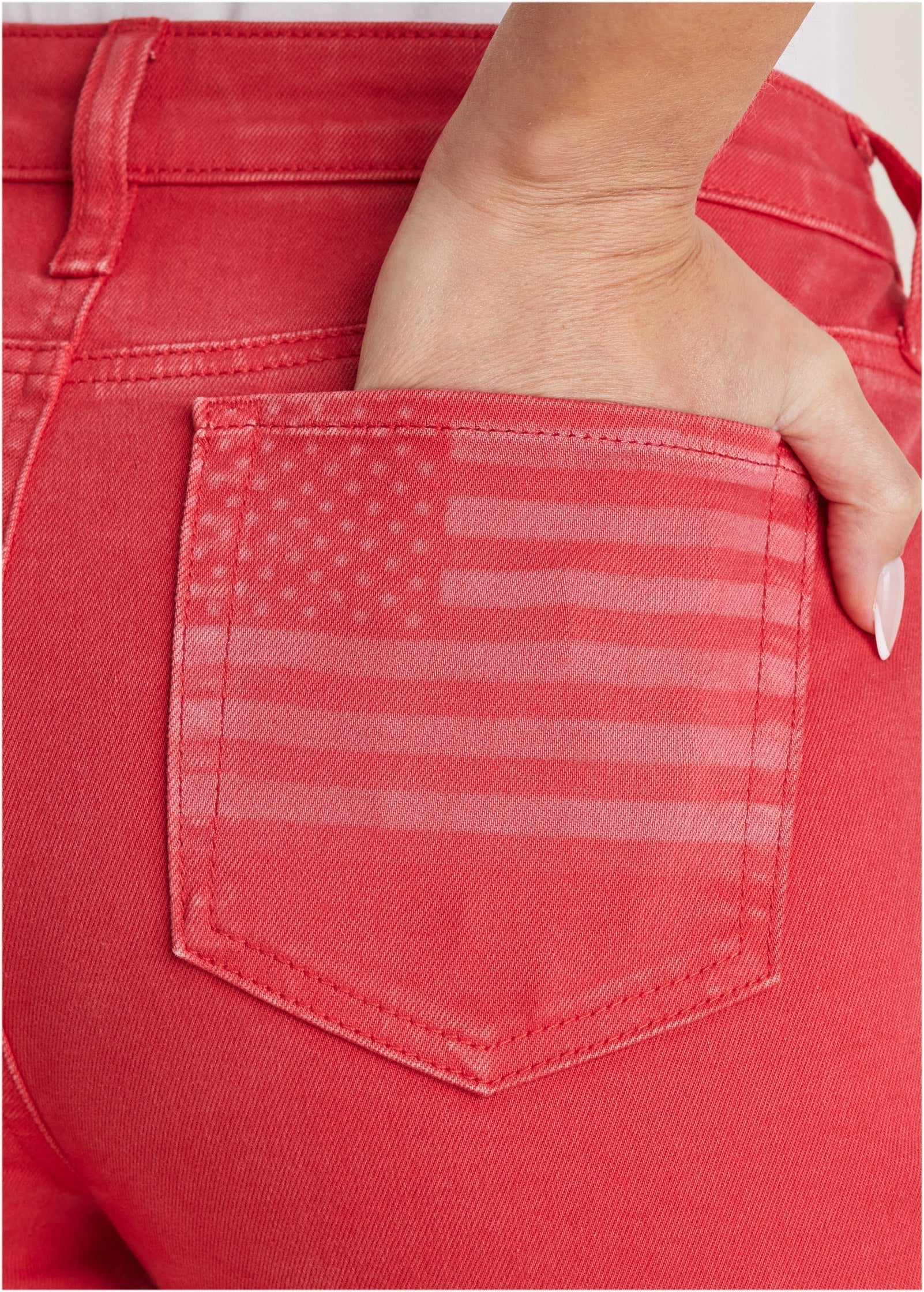 Americana Bootcut Jeans Scarlet
