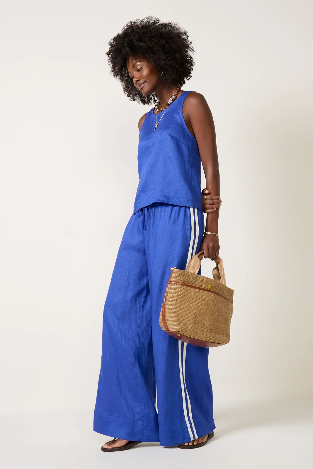 Tessa Linen Shell Top