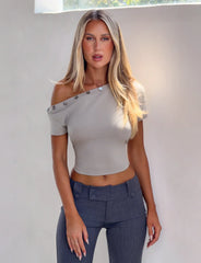 MARITA TOP DOVE GREY