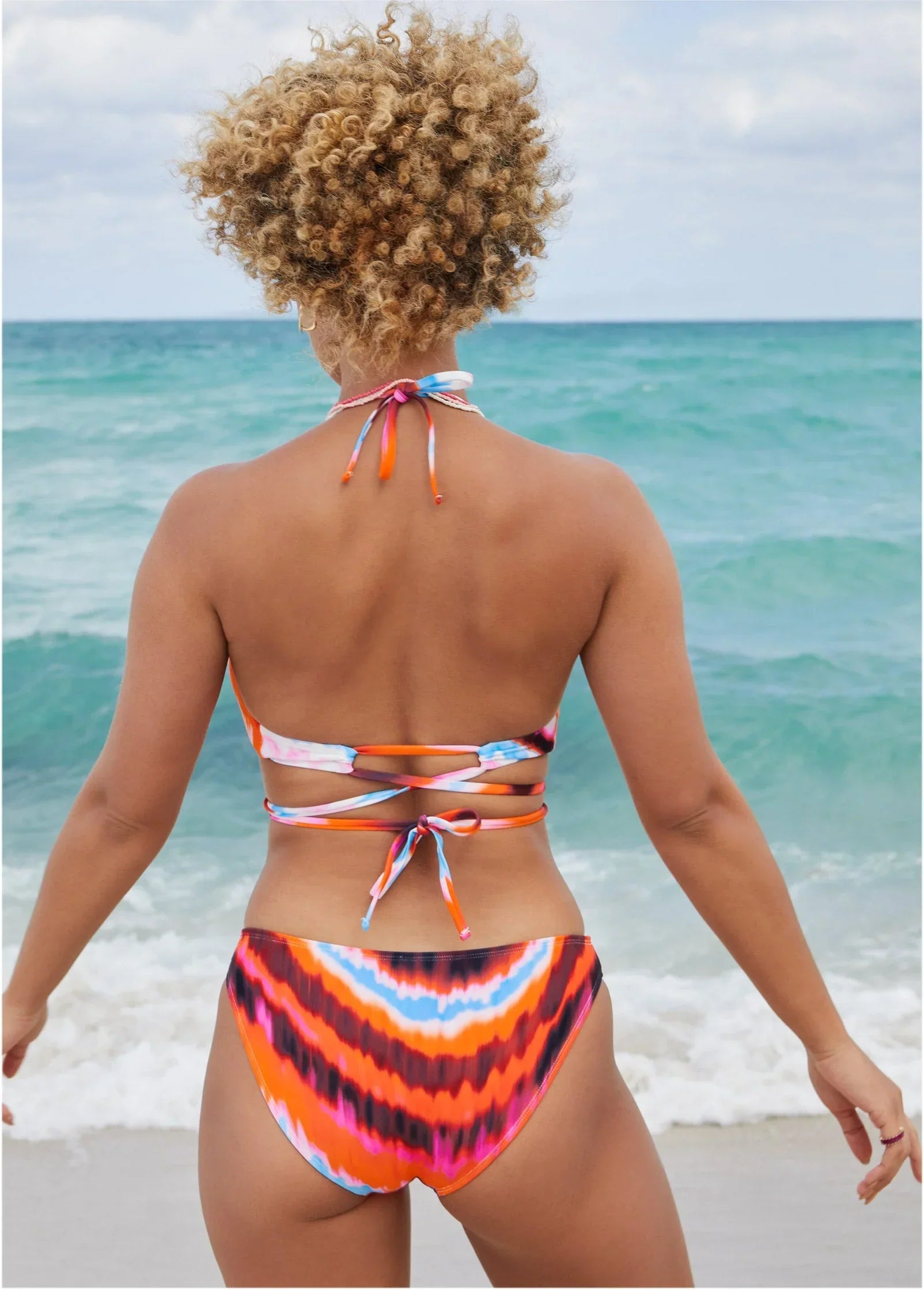 Strappy Ibiza Triangle Top Desert Agate Cool