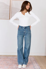 My Favorite Dark Wash Loose Fit Jeans