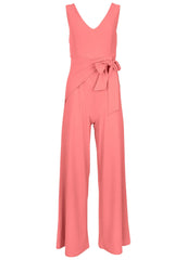 Wide Leg Jumpsuit Coral
