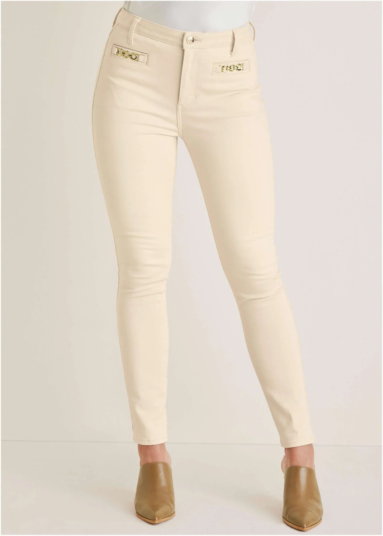 Slim Leg Jeans Natural Wash