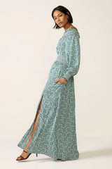 Hailey Off the Shoulder Maxi Dress