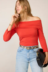 Alexi Off The Shoulder T Shirt