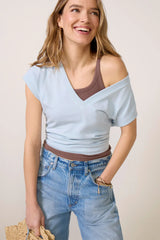 Nora V Neck Muscle Tee