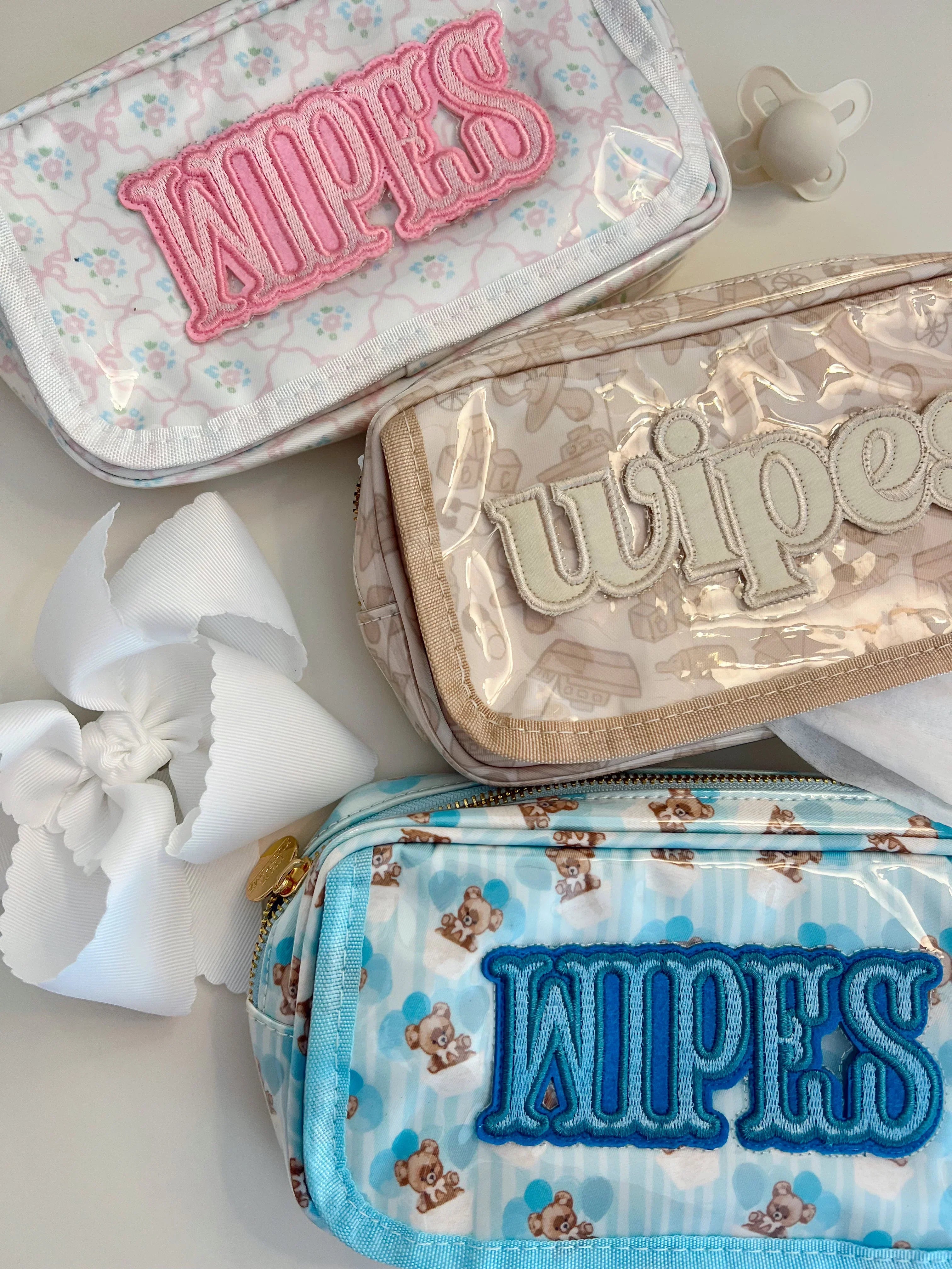 KenzKustomz Wipes Pouch Clear Coat Bag