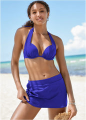 Aruba Swim Bikini Skirt Cobalt Blue
