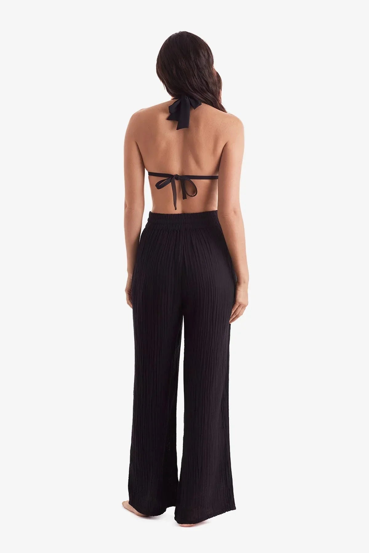 Vista Pant Black Bliss Gauze