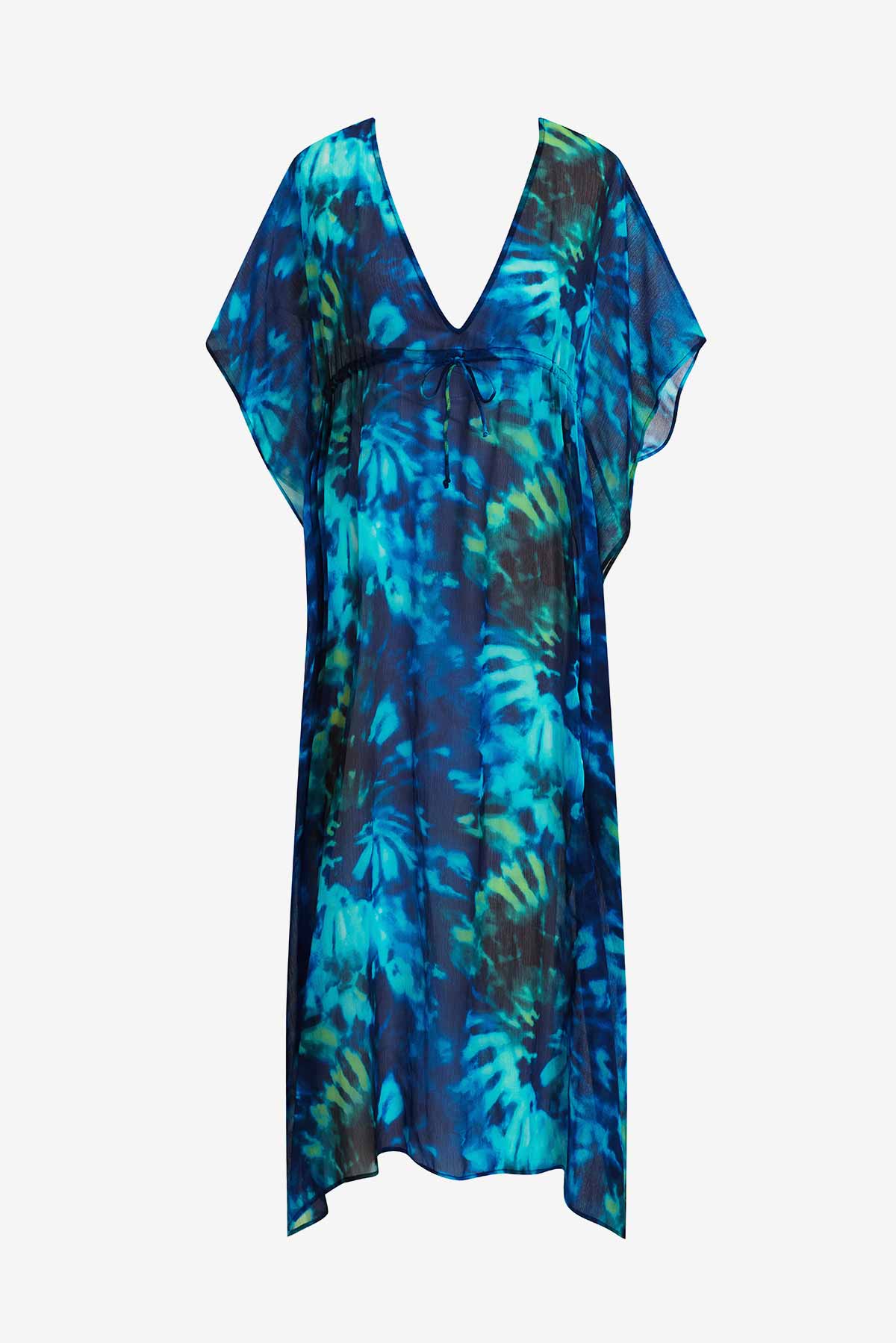 Dune Midi Caftan Saltwater Tie Dye