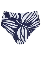 Tahiti Midi Bottom Contrast Bold Leaves