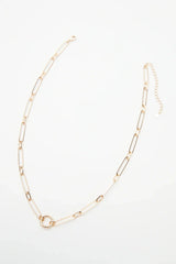 Paperclip Charm Necklace