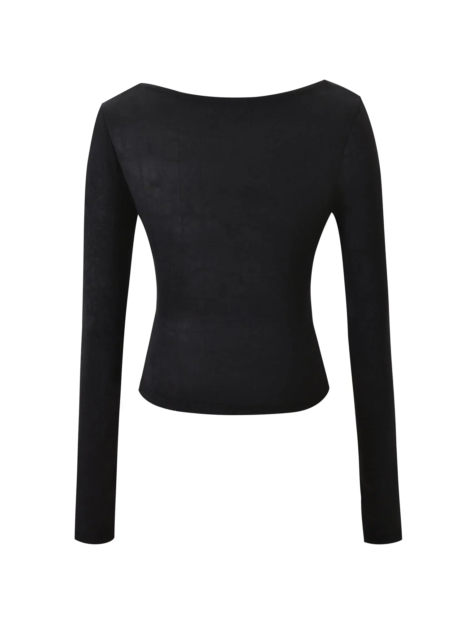 SAFFIRA LONG SLEEVE TOP BLACK