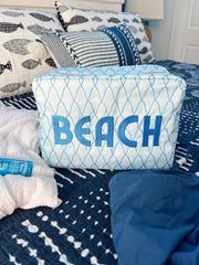 KenzKustomz Blue Palms XL Bag Beach