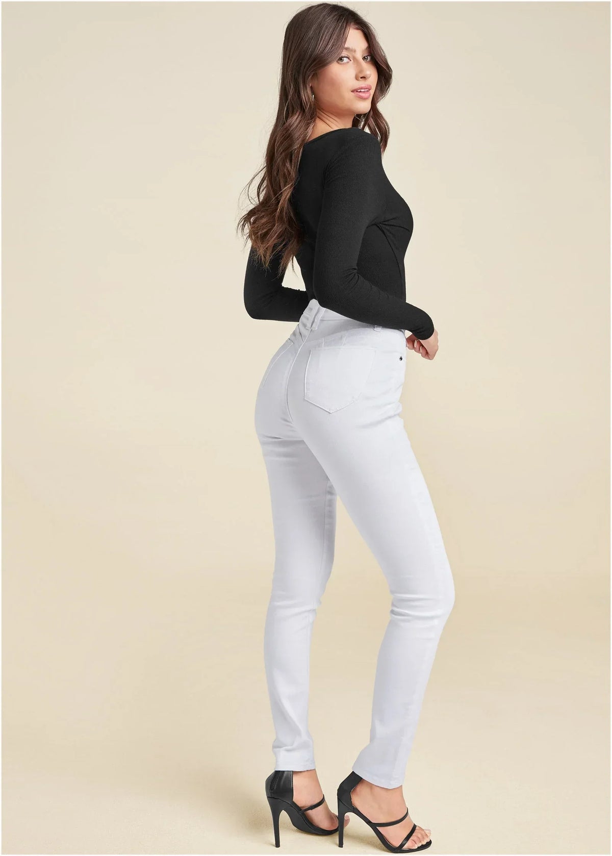 Lift Jeans White Denim