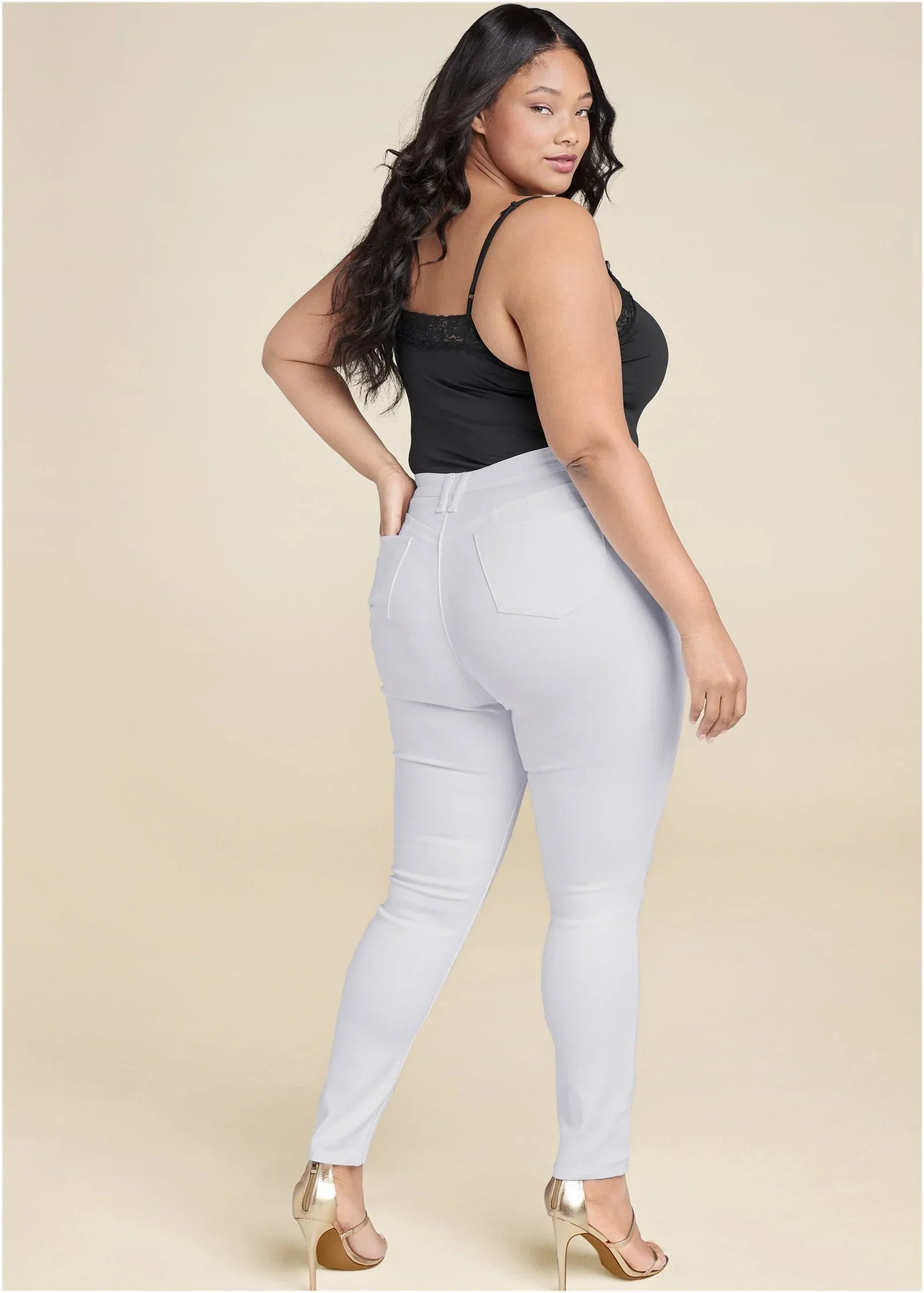 Lift Jeans White Denim
