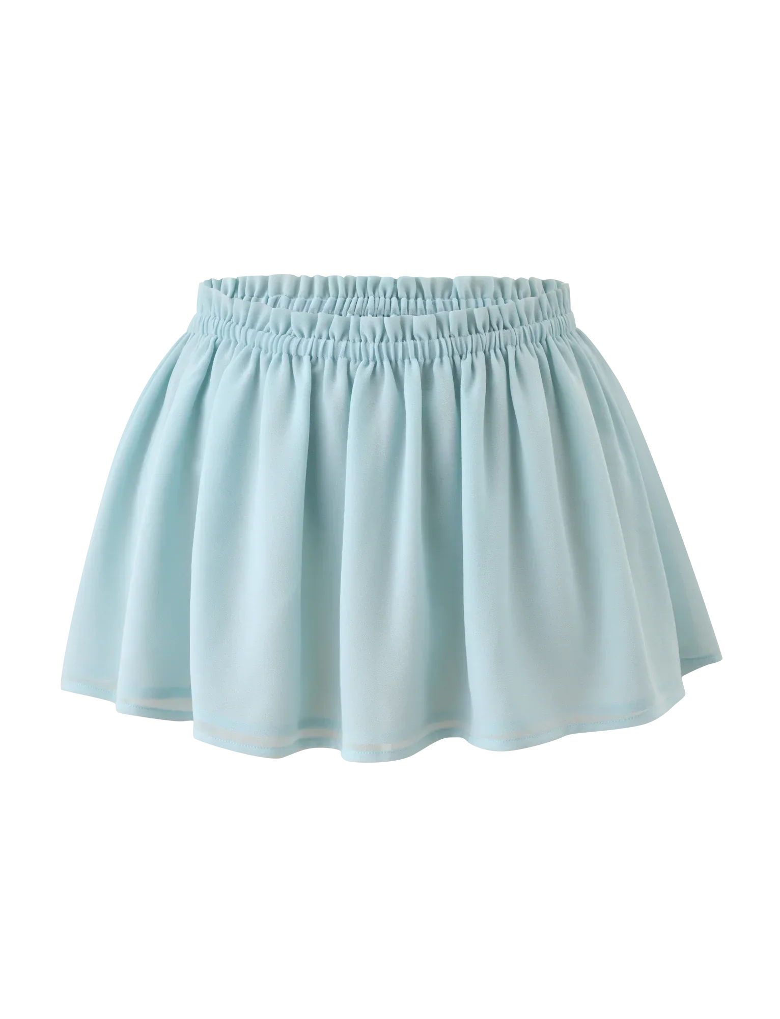 VEDA RUCHED MINI SKIRT SEAFOAM
