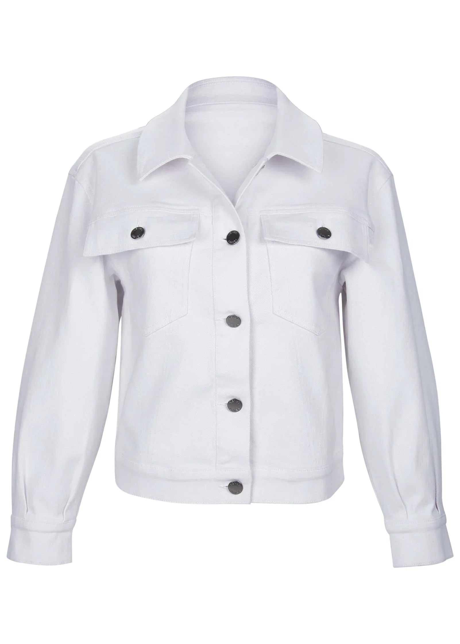 Core Denim Jacket White Denim