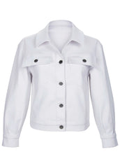 Core Denim Jacket White Denim