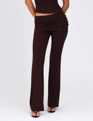 LEILANI PANT BROWN CHOCOLATE