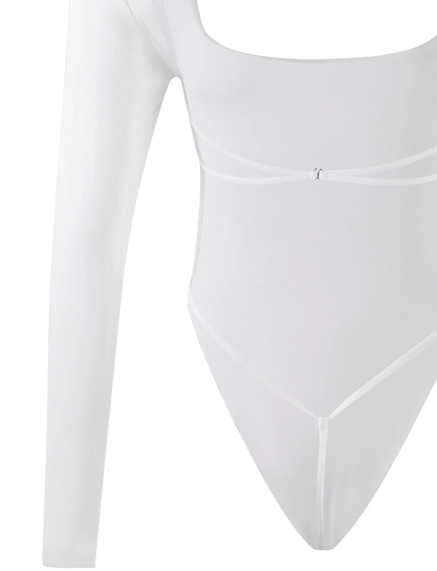 MINERVA LONG SLEEVE BODYSUIT WHITE