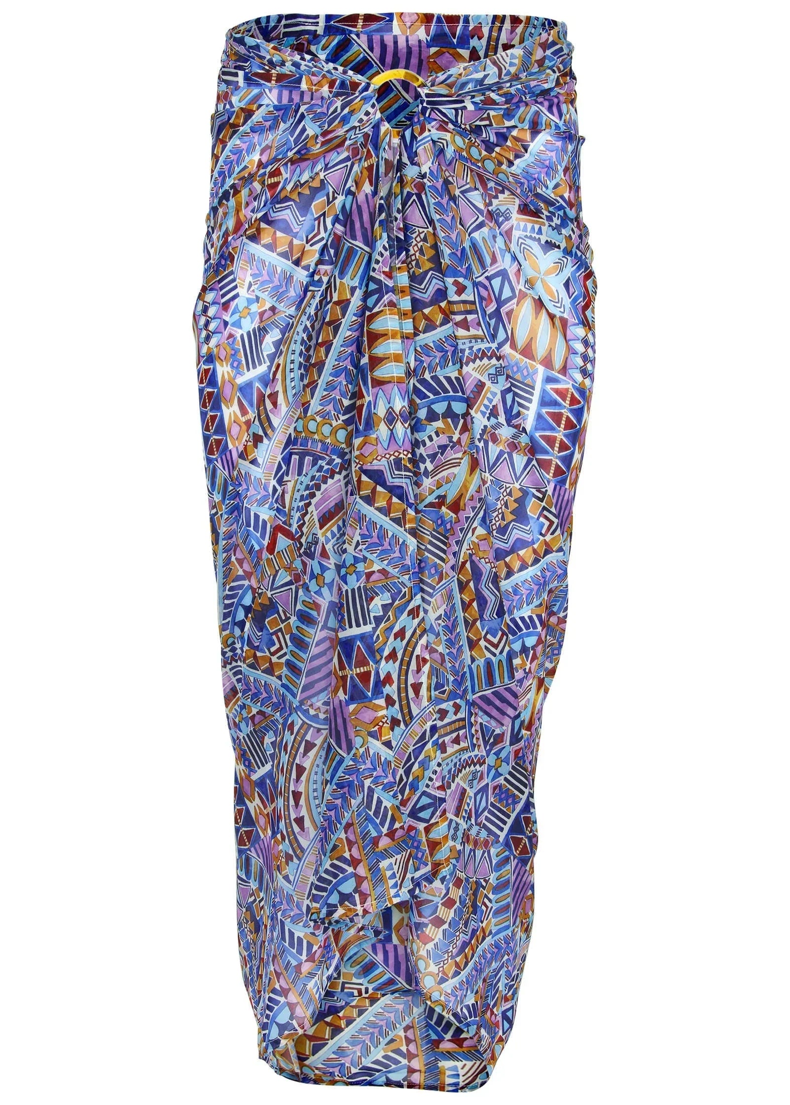 Sarong Cover Up Aztec Patchwork