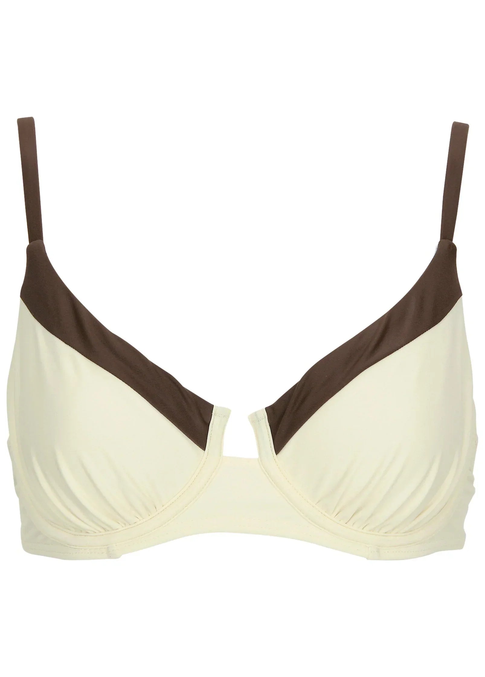 Colorblock Underwire Top Pristine Chicory