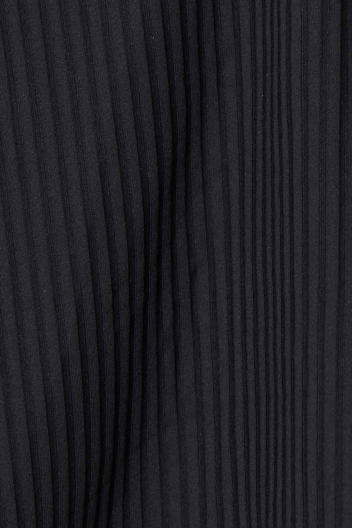 Cosmo One Shoulder One Piece Black EcoRib