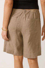 Simone Linen Drawstring Short
