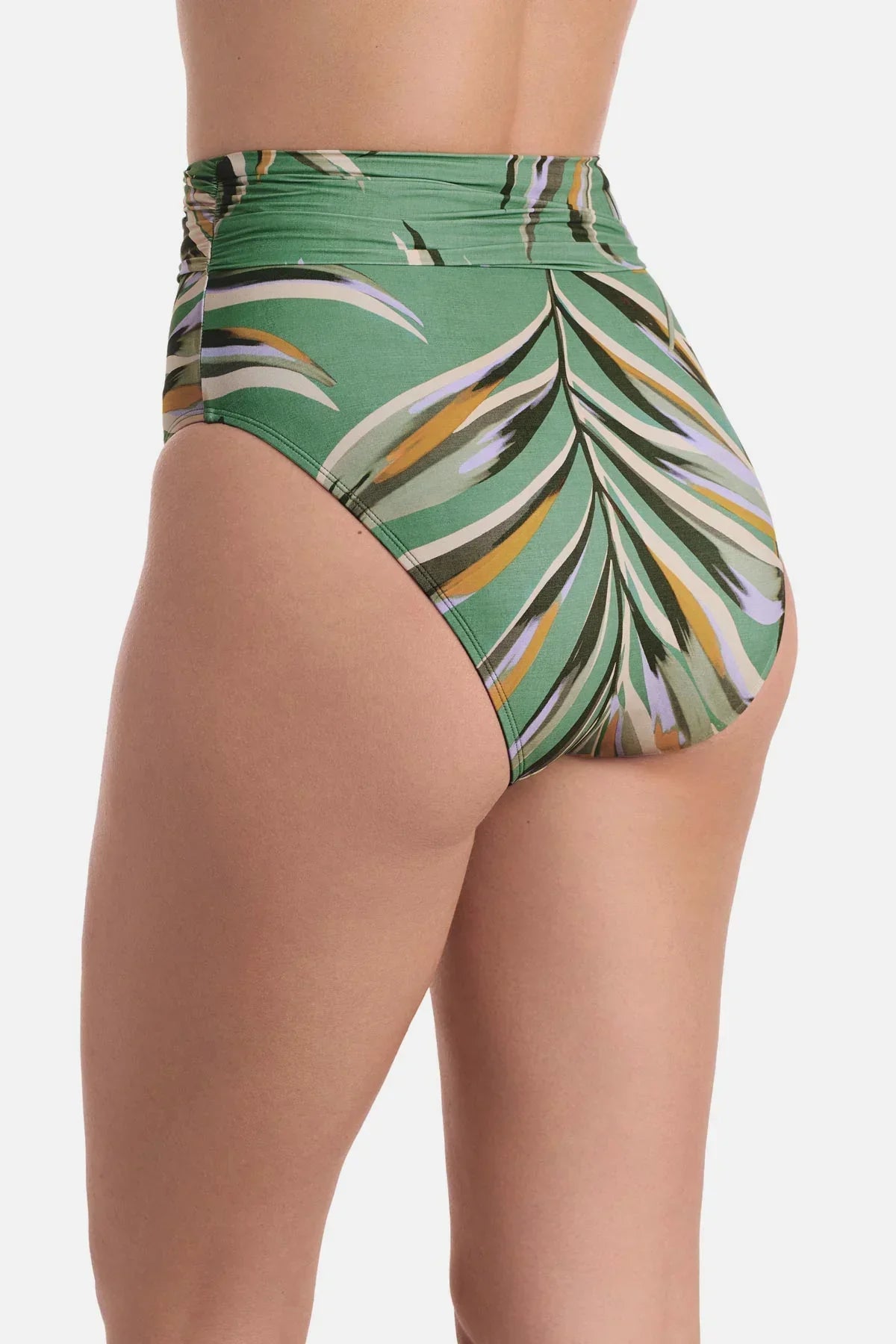 Morgan High Waist Pant Coastal Leaves