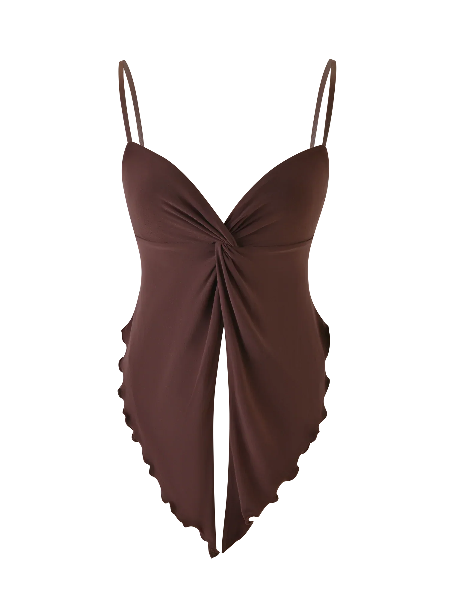 JOVIENNE TOP BROWN CHOCOLATE