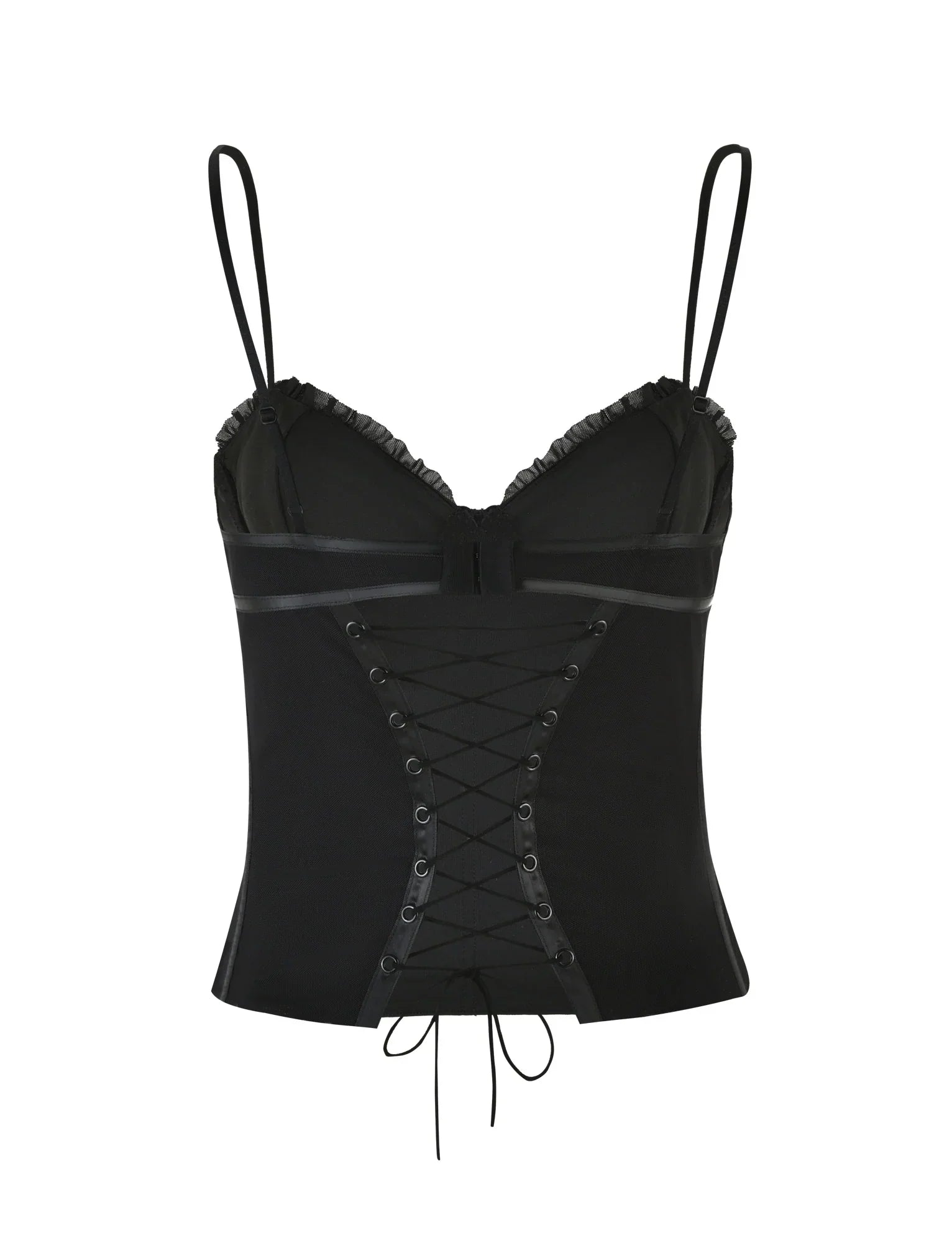 KAIRA CORSET TOP BLACK