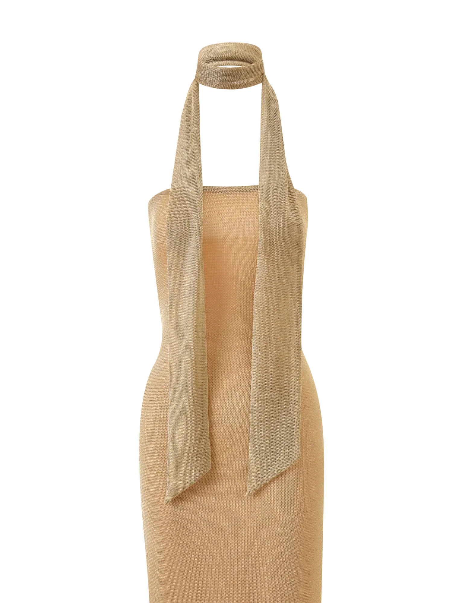 DANIELA SCARF DRESS 20 GOLD