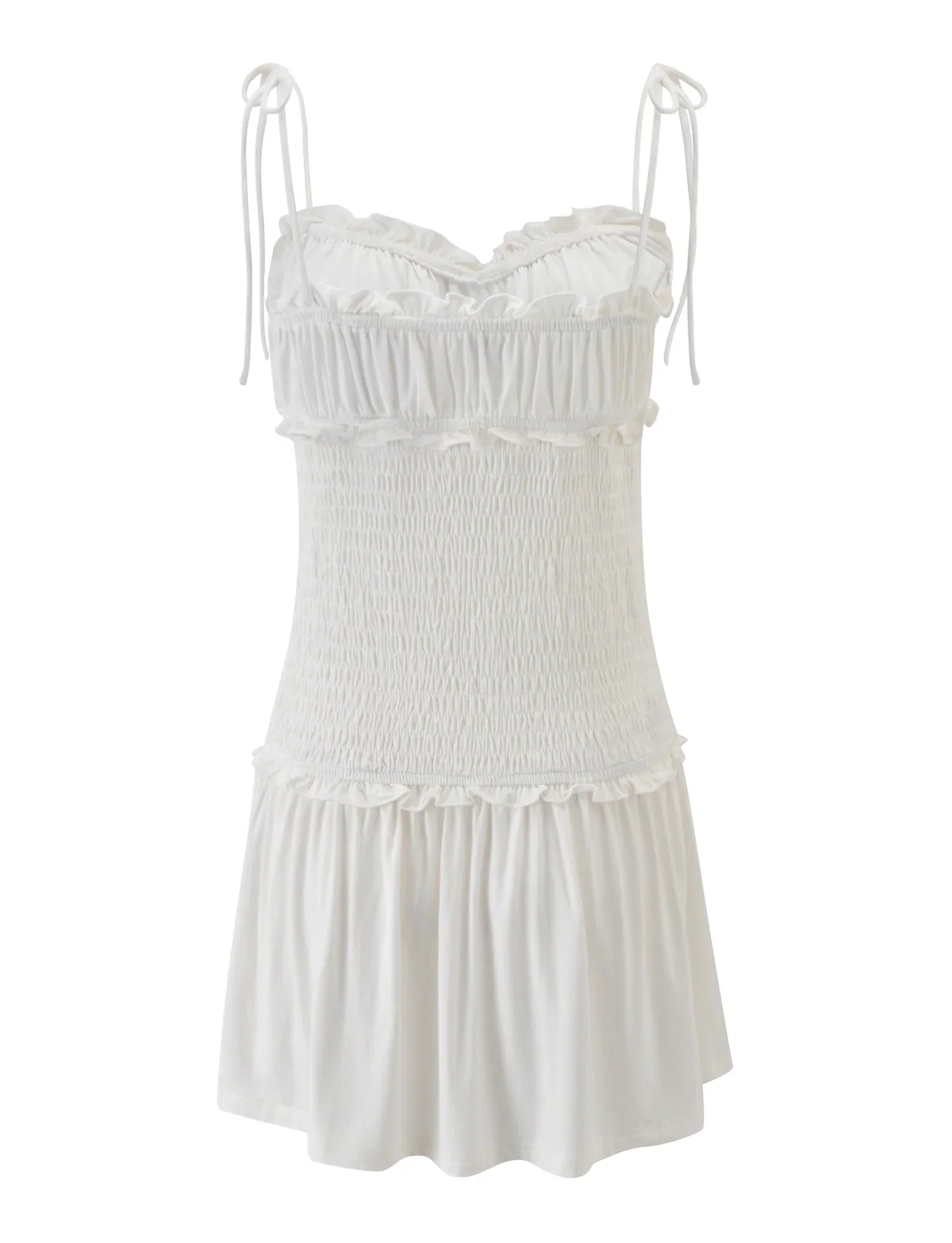 SAFIRA MINI DRESS WHITE