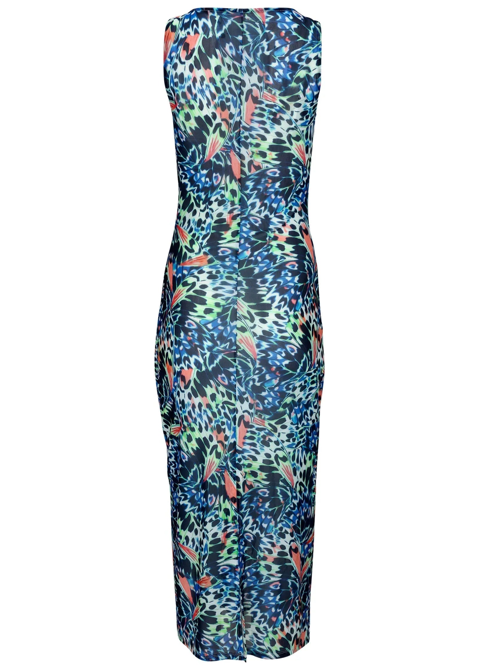 Sleeveless Mesh Maxi Dress Parisian Monarch
