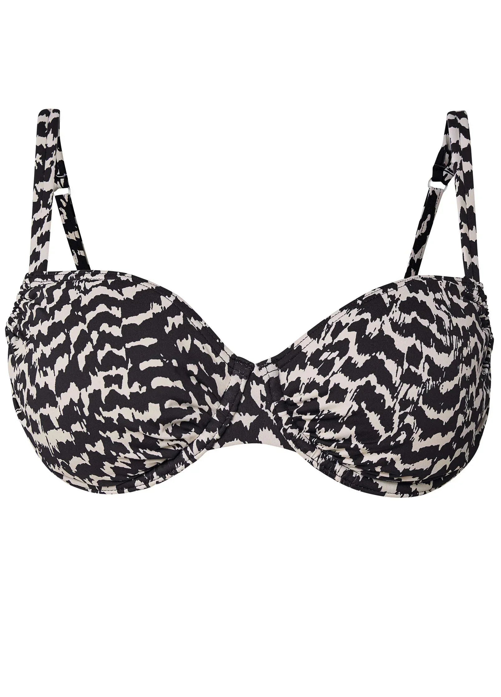 Double Strap Underwire Top Electric Wave