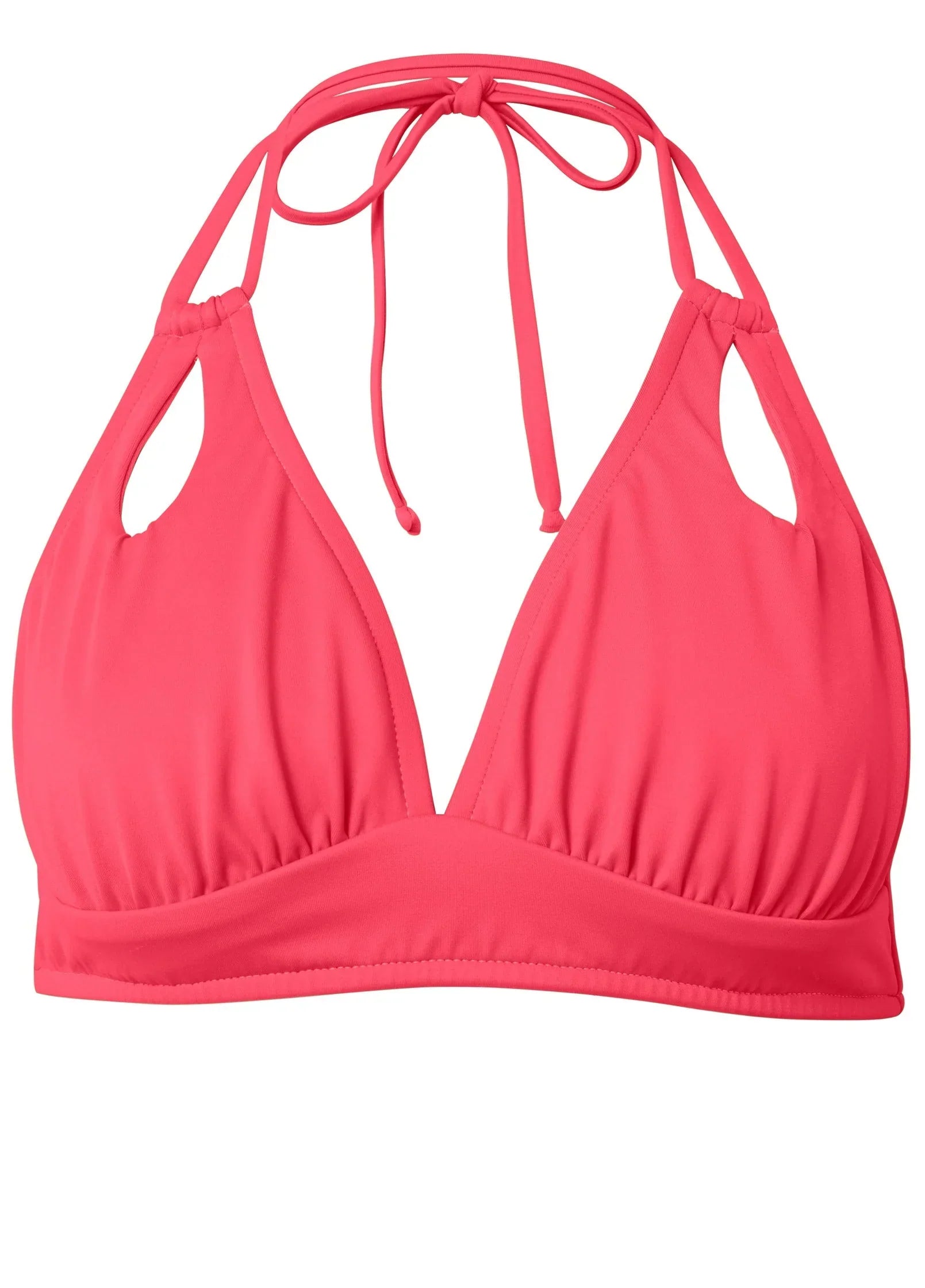Peek A Boo Halter Top Sunset Pink
