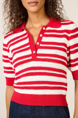 Monica Henley Polo Sweater